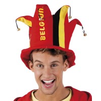 Belgie hoed belletjes rode duivels fanartikelen