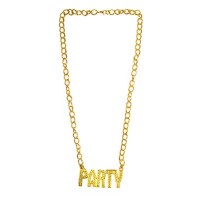 Gouden Playboy Ketting "Party"