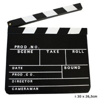 Filmklapper 30x26,5cm