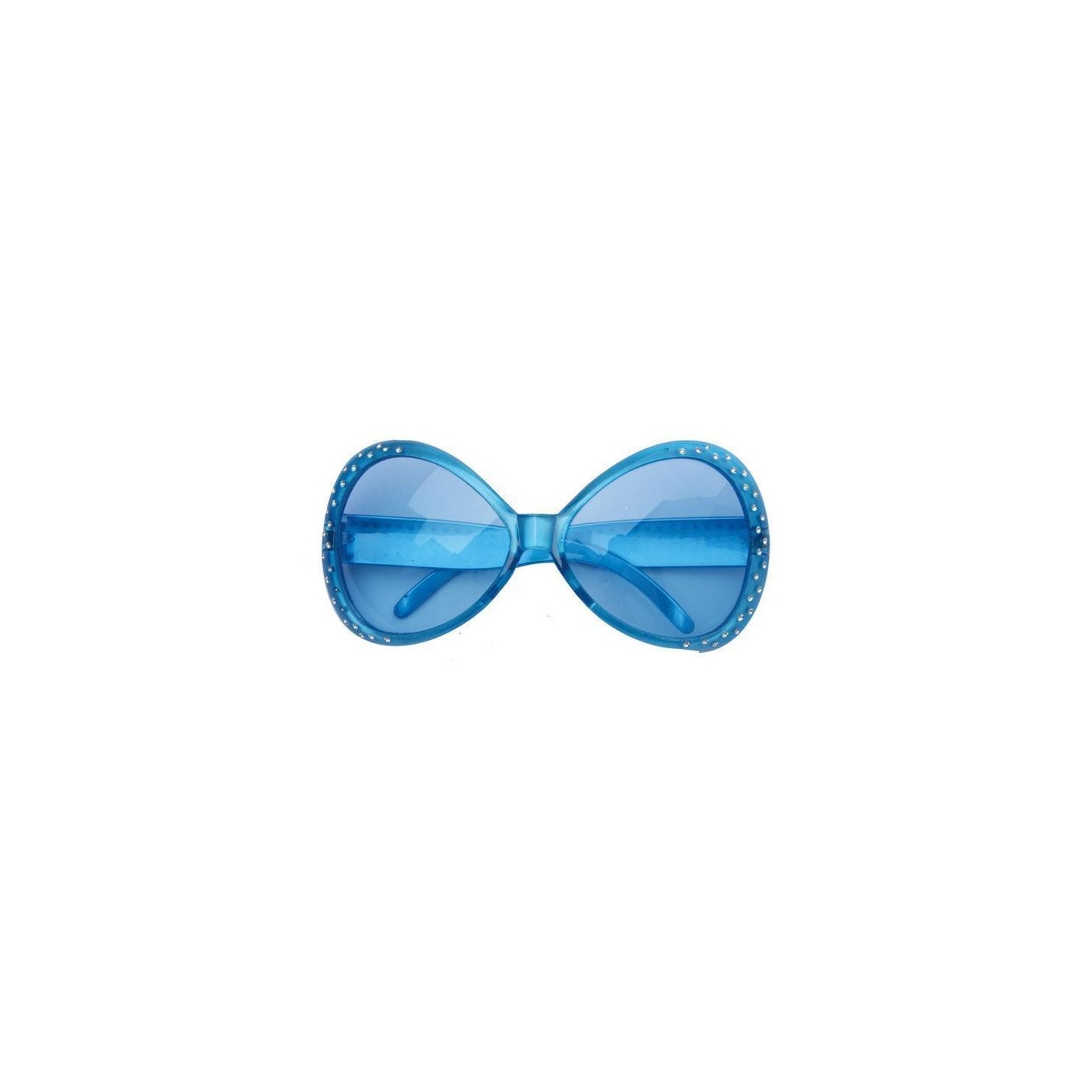 Feestbril blauwe bril carnaval partybril