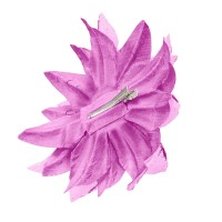 Hawaii bloem haarclip glitter paars