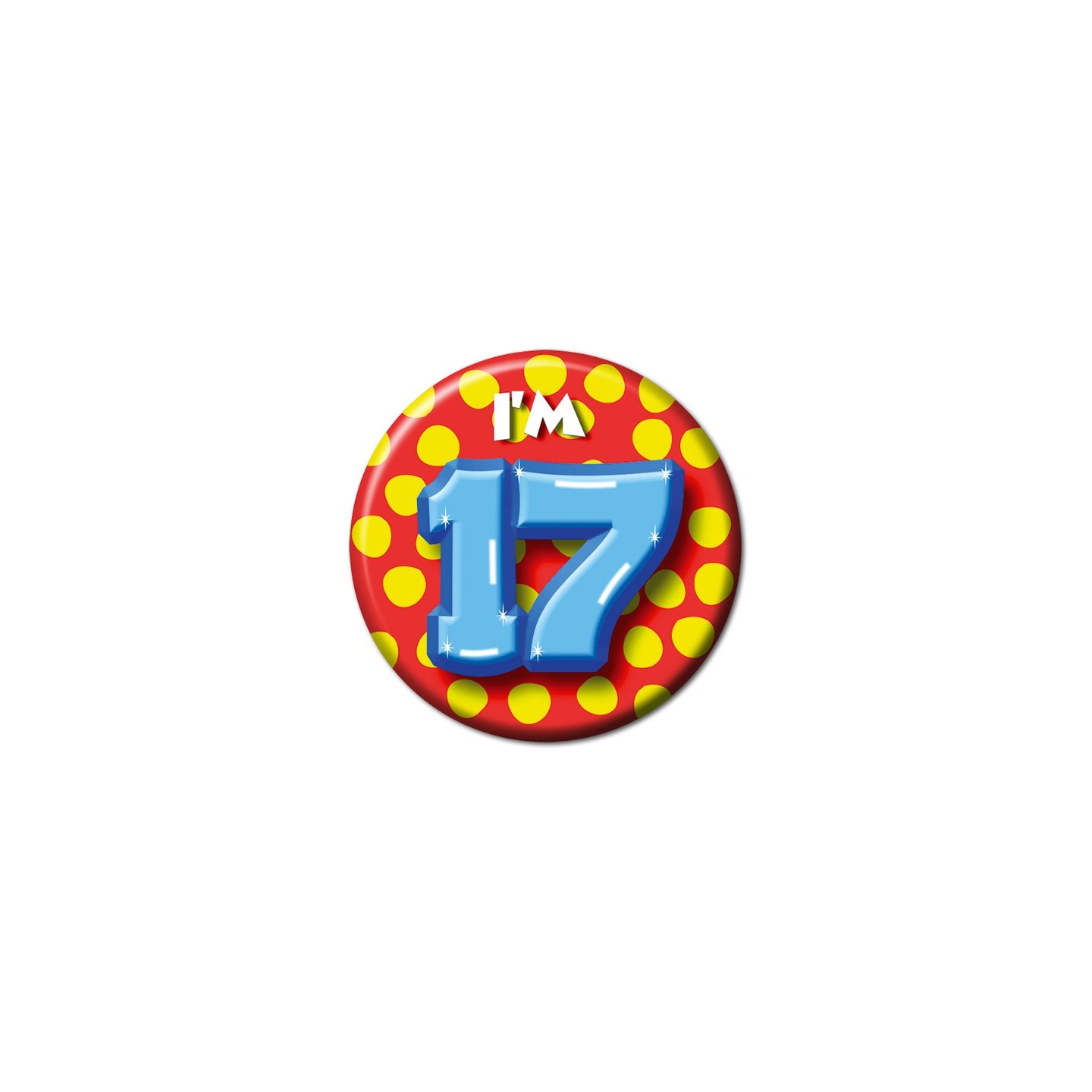 button zeventien 17 jaar verjaardag