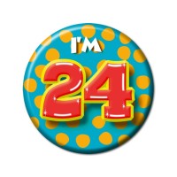 button 24 jaar verjaardag