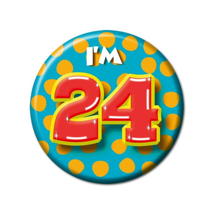 button 24 jaar verjaardag