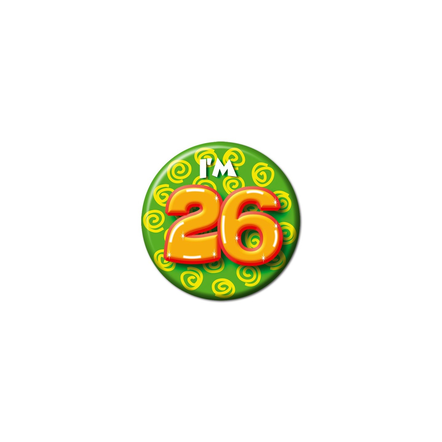 button 26 jaar verjaardag