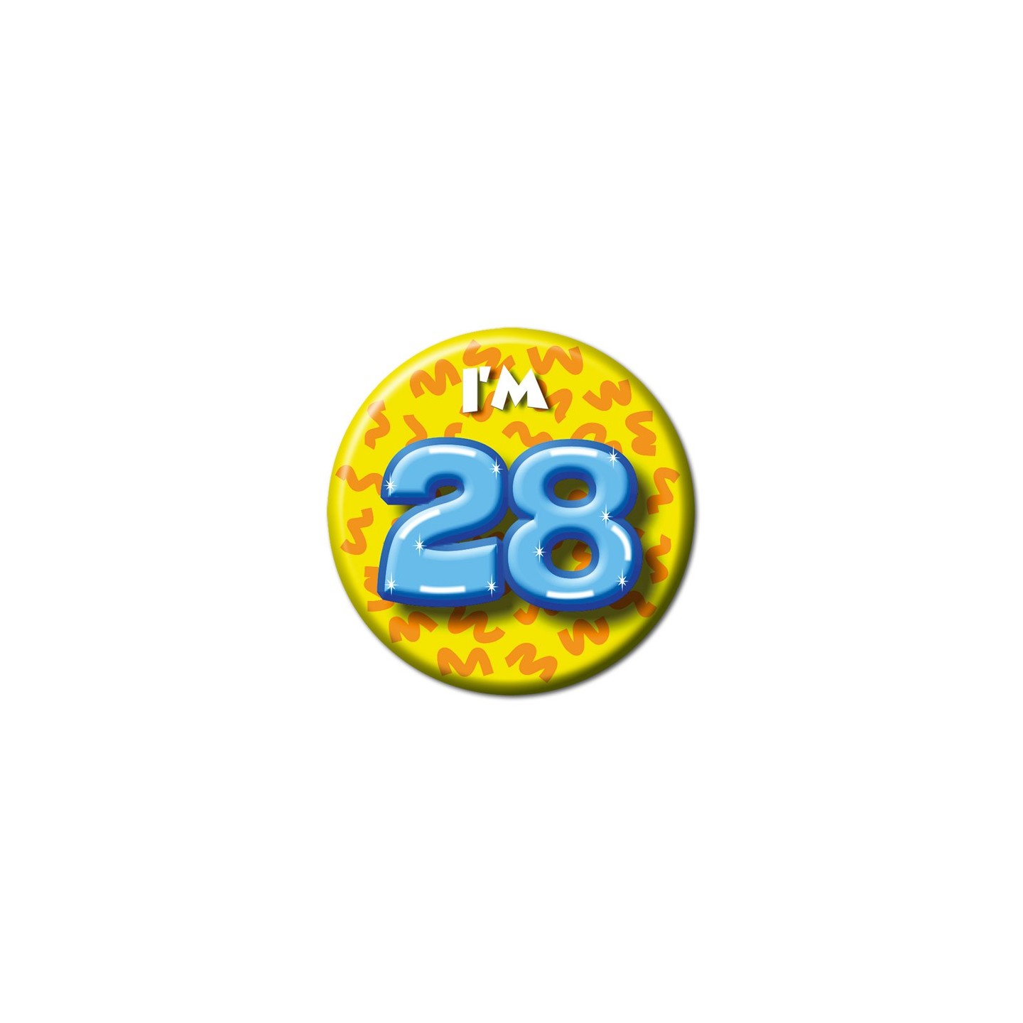 button 28 jaar verjaardag