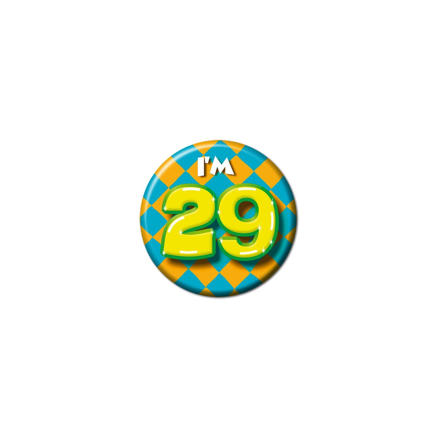 button 29 jaar verjaardag