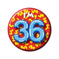 button 36 jaar verjaardag