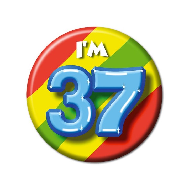 button 37 jaar verjaardag