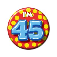 button 45 jaar verjaardag