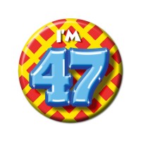 button 47 jaar verjaardag