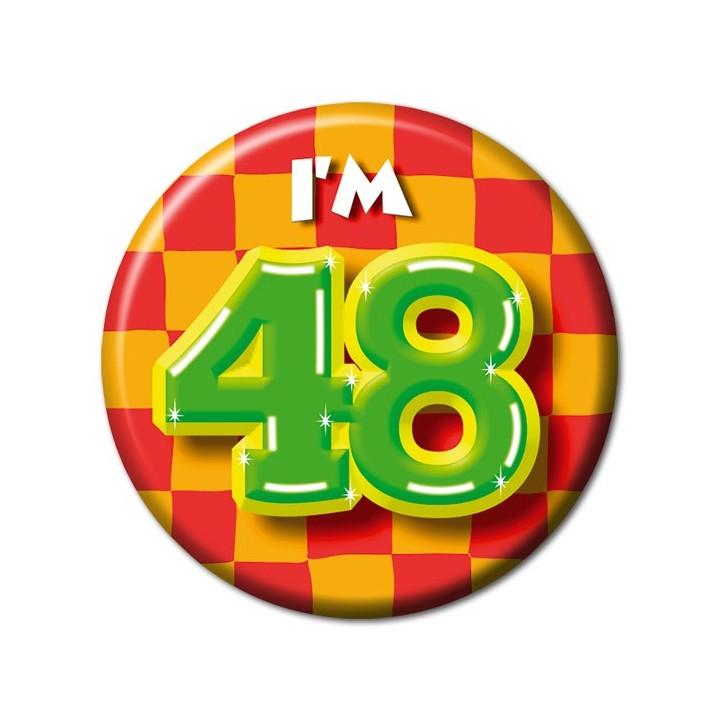 button 48 jaar verjaardag
