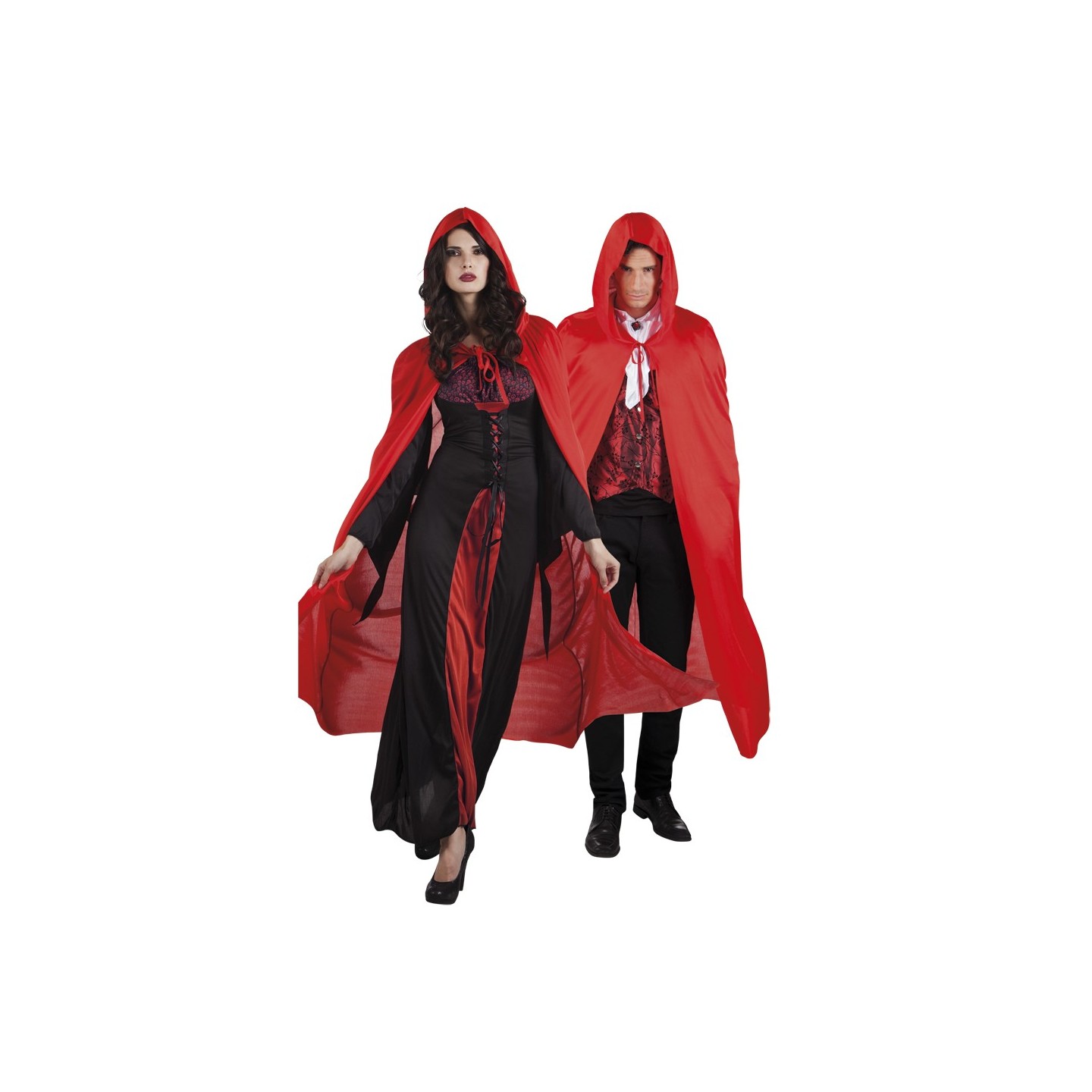 rode cape halloween vampier duivel kleding kostuums