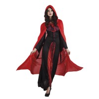 rode cape halloween vampier duivel kleding kostuums