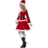 Kerstvrouw kostuum kerst jurkje kleedje kleding kostuum dames vrouwen Miss Santa