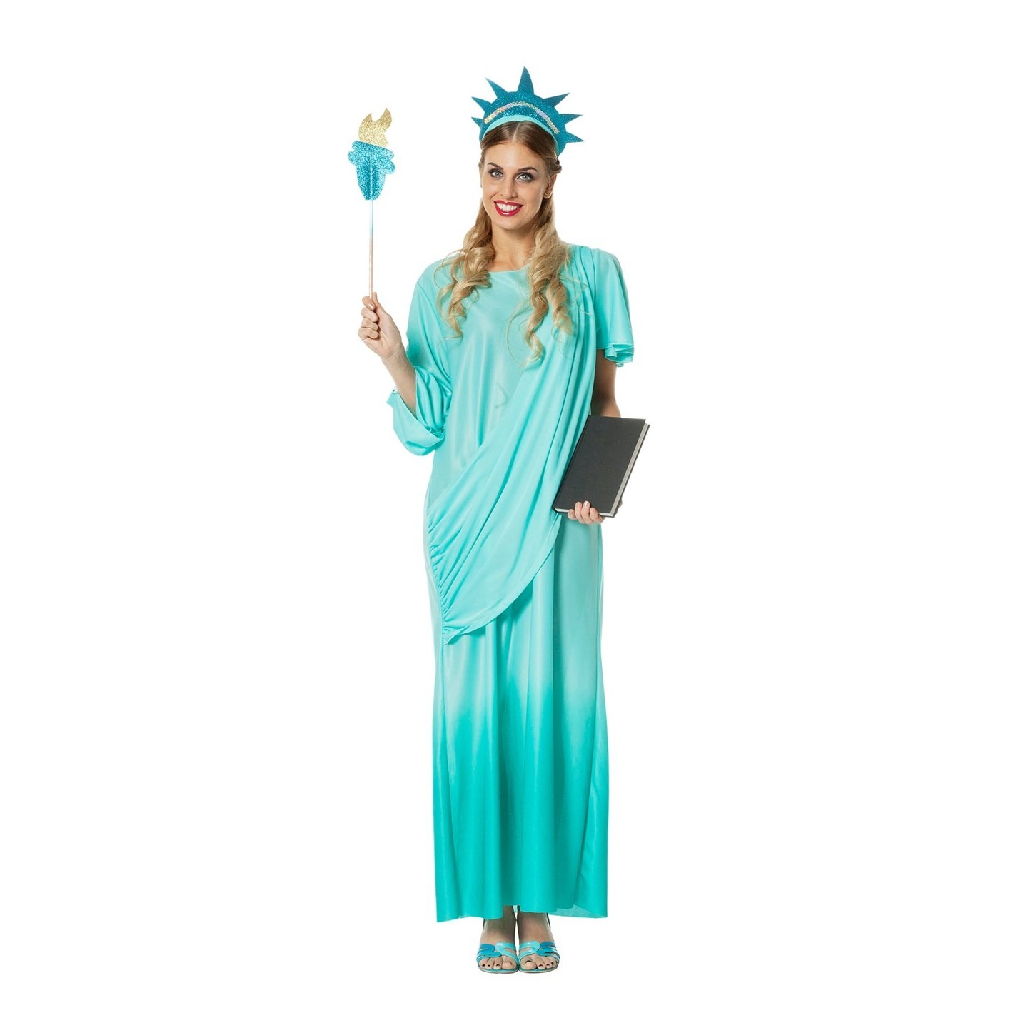 Vrijheidsbeeld kostuum state of Liberty pak Lady carnavalskostuum carnaval kleding