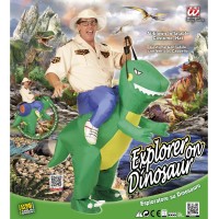 Instap kostuum Dino opblaasbaar pak dinosaurus carnavalskostuum verkleedkledij