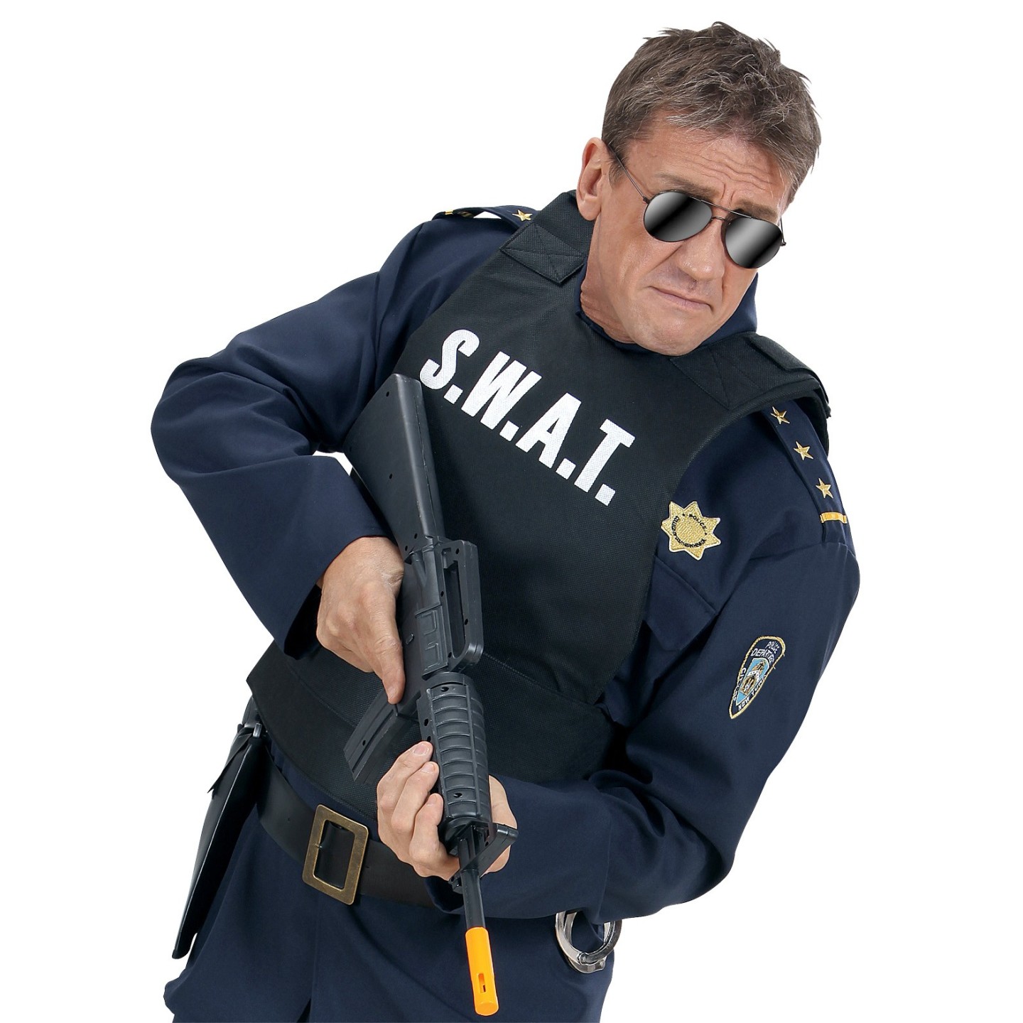 Verbaasd kleurstof Ik zie je morgen Kogelvrij SWAT vest - kostuum bestellen ? | Jokershop Carnavalswinkel