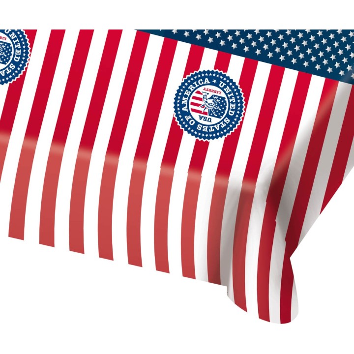 Tafelkleed Amerikaanse vlag usa party thema feestartikelen