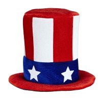 hoed amerikaanse vlag usa hoge hoed