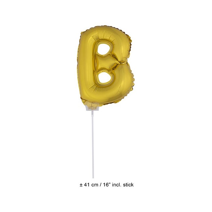 Letter ballon goud letter B 41cm