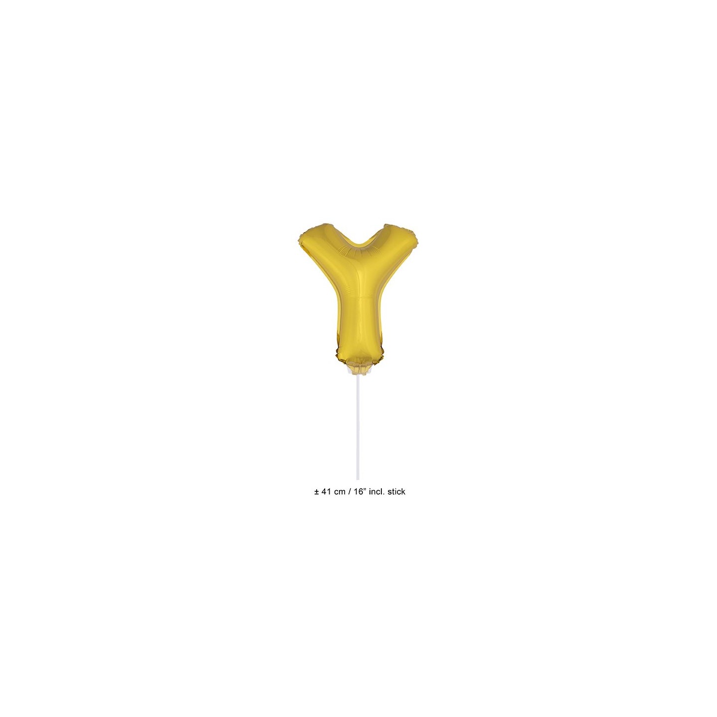 Letter ballon goud letter y 41cm