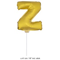 Letter ballon goud letter z 41cm