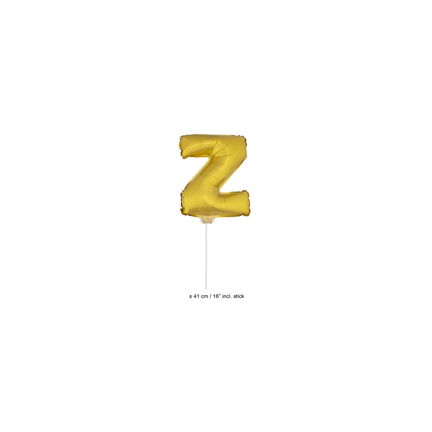 Letter ballon goud letter z 41cm