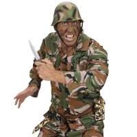 camouflage soldaten dolk mes leger army