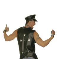 biker punk punker rock vest motorrijder