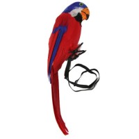Papegaai rood 38 cm