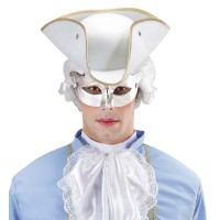 venetiaans masker gemaskerd bal metallic zilver