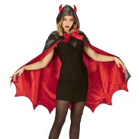 Duivel cape carnaval halloween kostuum