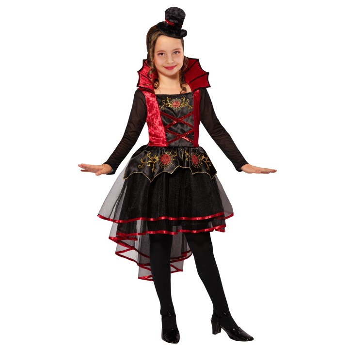 Vampier jurk kind Halloween kostuum