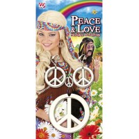 accesoires ketting oorbellen hippie peace love