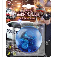 Speelgoed zwaailicht politie met sirene blauw