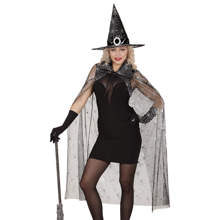 Heksen cape heksenhoed halloween kostuum kleding