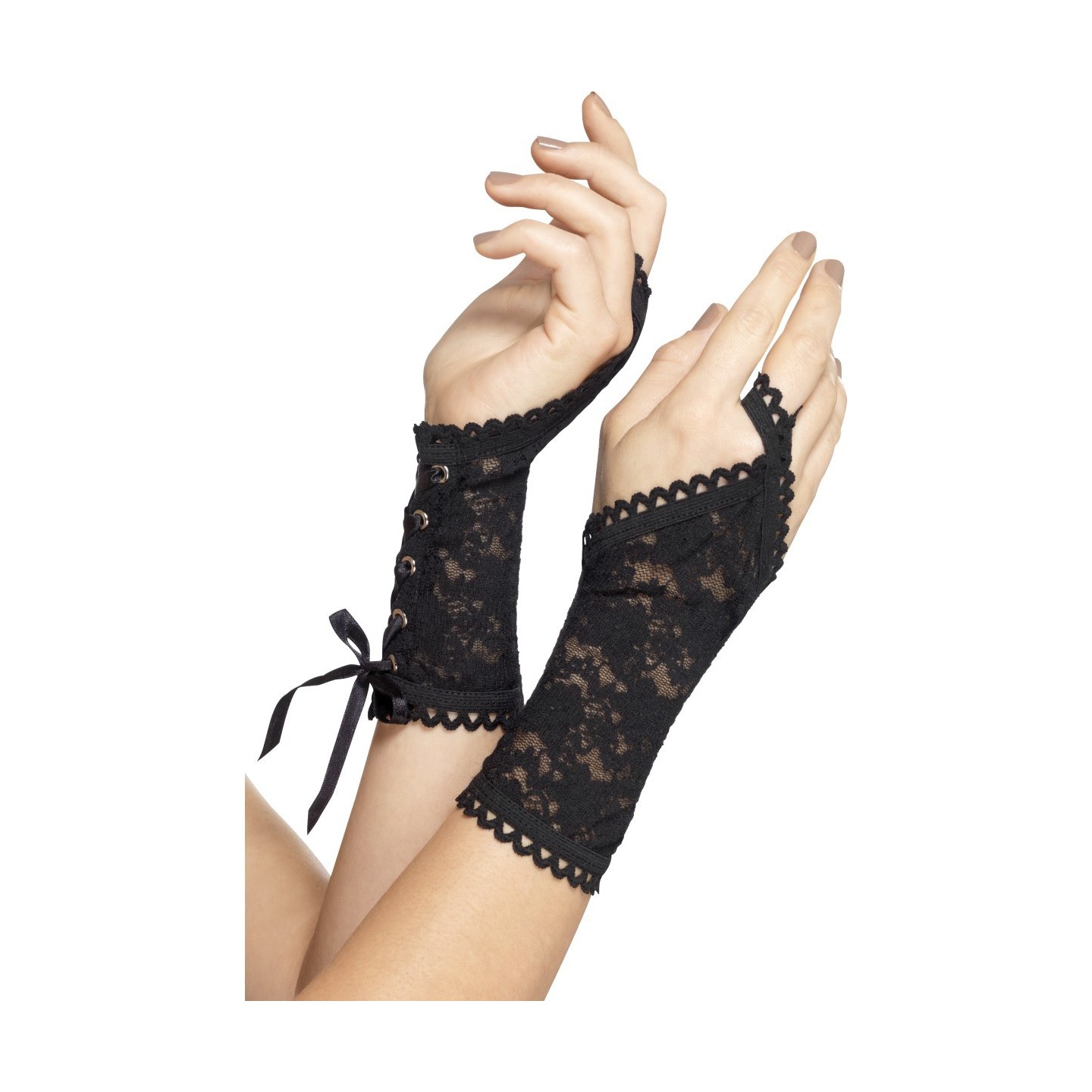kanten handschoenen zwart burlesque gothic