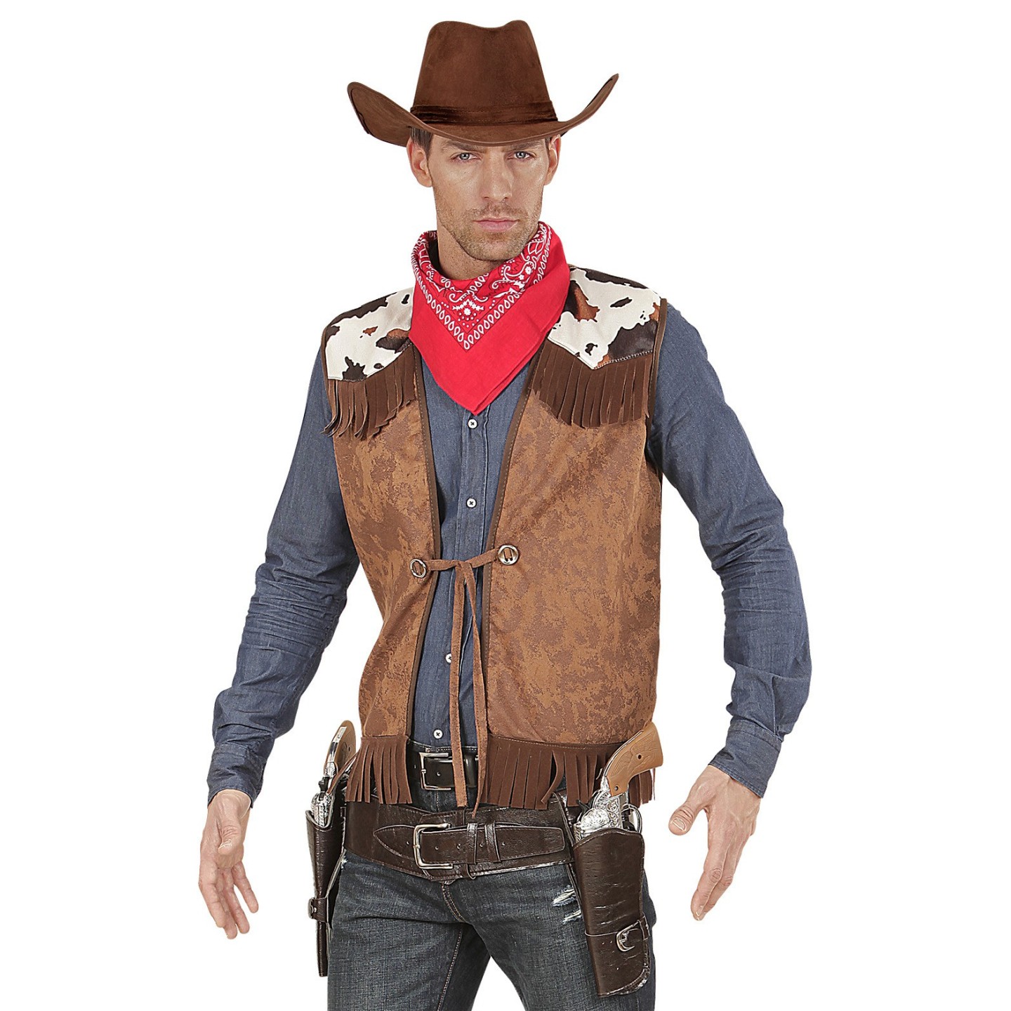 Cowboy gilet heren Jokershop.be - Western carnavalskleding