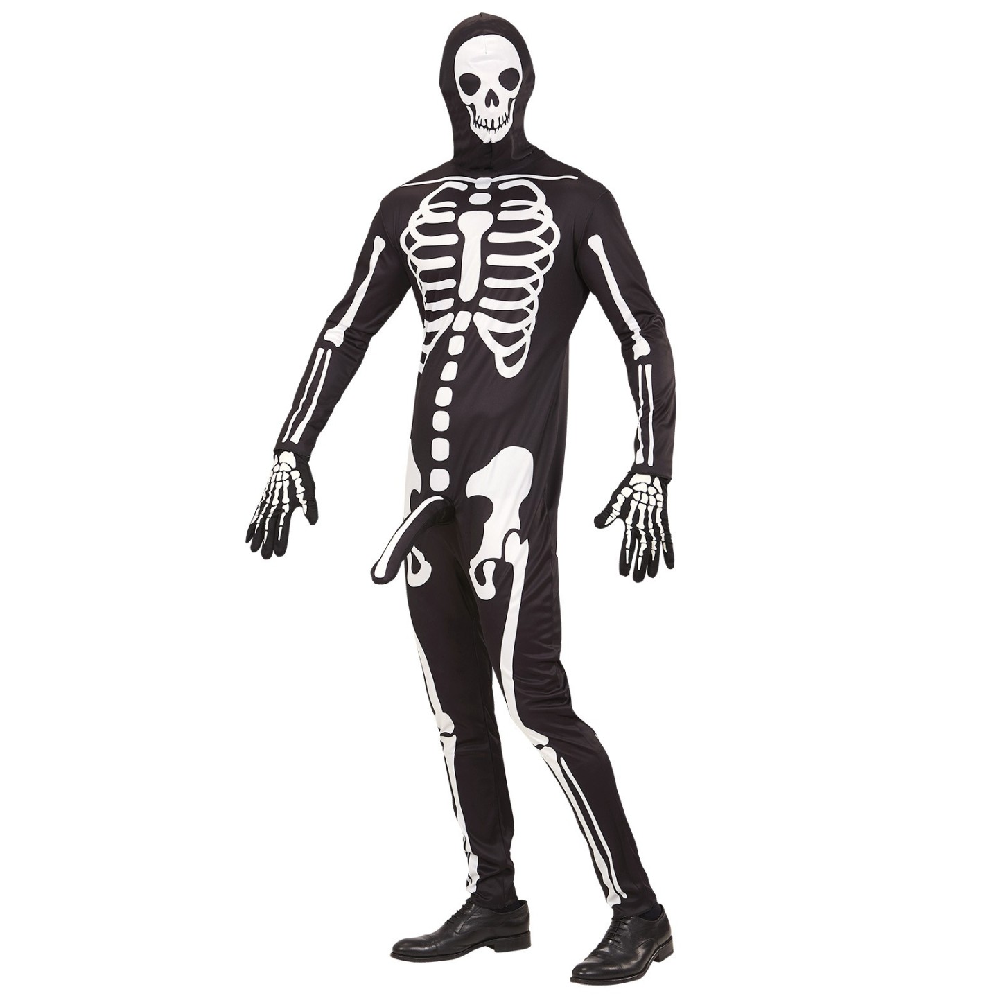 blauwe vinvis opwinding Chip Horny skelet pak heren | Jokershop.be - Halloween kleding