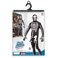 skelet pak heren halloween kostuum