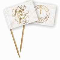 Happy New Year vlaggenlijn nieuwjaar feestartikelen