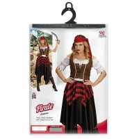 Piraten jurk dames carnaval kostuum