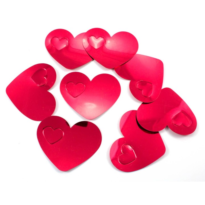 Tafelconfetti hartjes rood valentijn versiering