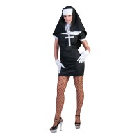 Sexy Nonnen Kostuum jurkje nonnenkleed pakje