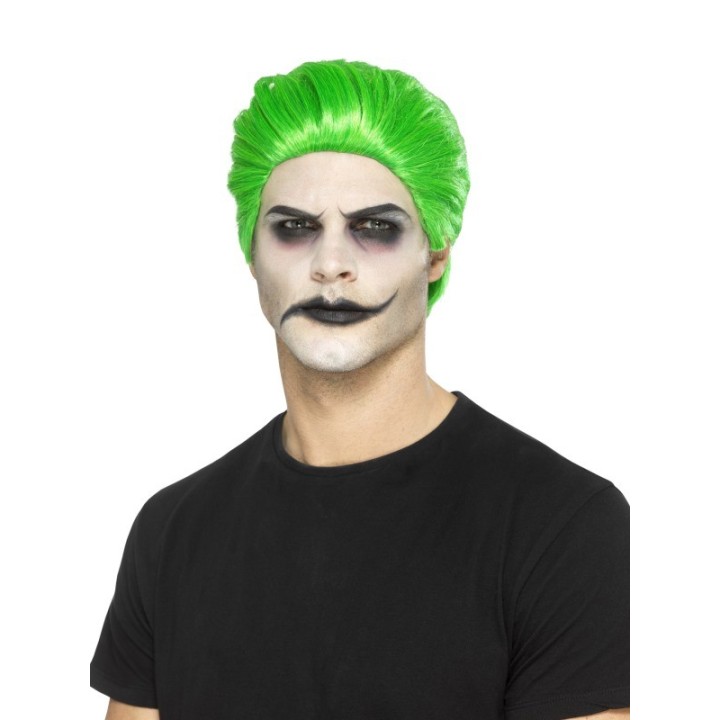 Groene pruik the Joker batman