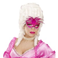 venetiaans masker roze oogmasker carnavalsmasker