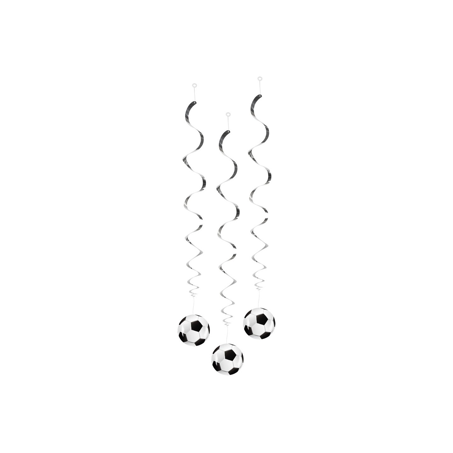 koolstof regenval klasse Voetbal decoratie hangspiralen | Jokershop.be - Feestartikelen