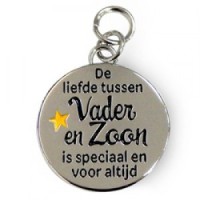 bedeltje bedelarmband cadeau zoon vader vaderdag