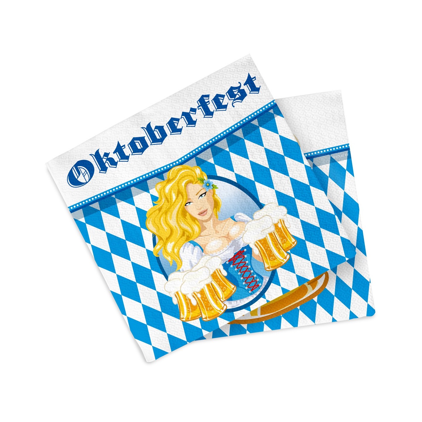 Oktoberfest tiroler versiering decoratie papieren servetten